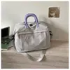 Bolso maternal nuevo de estilo coreano, minimalista, portátil y expandible, adecuado para guardar lo esencial, bolsa de gimnasio y bolsa para viajes cortos