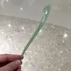 Jade Imitación Vintage Ahora Disco Acrílico Pasador de Pelo Ácido Acético Antiguo Pasador de Pelo Tocado Accesorios para el Cabello Femeninos Pasador de Pelo de Bola