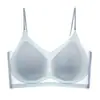 Sutiã de Costas Bonito Estilo Novo Ultra Fino de Verão para Mulheres, Sutiã Adesivo Push-Up Sem Costura para Seios Pequenos, Sutiã Esportivo Bandeau Redutor para Seios Grandes para Mulheres