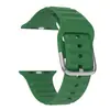 Adecuado para Apple Watch Ultra 987654321 Series, Correa de Silicona Estilo Bucle Onda Hebilla de Hierro