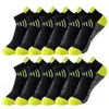 Calcetines Deportivos para Hombre y Mujer Transfronterizos Amazon Temu Calcetines Cortos para Correr Baloncesto Algodón Absorbente de Sudor Transpirables Primavera y Verano