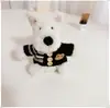 [Solo Ropa] Ropa para Cachorros West Highland Accesorios Lindos Suéter Sombrero Set de Abrigo