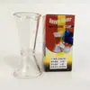 Taza medidora de resina para PC, taza medidora oz de doble cabeza con escala, taza medidora oz de plástico transparente, vaso medidor de vino tamaño pequeño 10-20cc