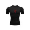 2026 Hombre Aliexpress Versátil Running Deportes Moda Entrenamiento Popular Manga Corta Exterior Compresión Camiseta Venta al por Mayor