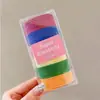 Cuerda para el pelo de coleta alta de color caramelo coreano, básica, no dañina, para pelo de niña, celebridad de Internet, alta elasticidad y duradera, juego de cuerdas para el pelo para mujer