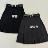 LINYUNYU Saia Plissada Reversível Cinza Tonto Tonto Estilo Miu Design de Nicho Lã de Cintura Alta Meia-Saia