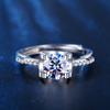 Novo estilo coreano geométrico das mulheres anel de ouro branco elegante pequeno estilo chanel elegante pulseira elegante anel de moissanite