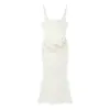 Moda Feminina Transfronteiriça Verão 2026 Estilo Europeu e Americano Moda Casual Slim Fit Vestido Bodycon Exquisito para Mulheres A49025