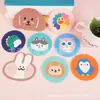 Pegamento Blando de PVC Dibujo Animado Creativo Animal Lindo Posavasos Hogareño Impermeable Aislante Manteles Individuales Antideslizantes Cojín Suave Fabricante Venta al por Mayor