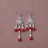 Tiara de franja estilo Lady Zhu corrente de testa feminina acessórios de cabelo exóticos ornamentos de testa Yang Mi pingente de sobrancelha estilo antigo