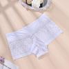 Roupa íntima feminina plus size, tanga sexy de renda oca, algodão respirável, virilha, cintura, atacado, explosões transfronteiriças