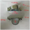 Selim de Cavalo de Ferro Galvanizado, Selim Espessado 4492 Tampa Superior + 4499 Placa Inferior, Conjunto Padrão de Braçadeira de Tubo Único, Aço Carbono Galvanizado