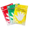 Luvas Descartáveis de PE Espessadas, 100 Peças, Duráveis para Uso Doméstico, Filme Plástico de Grau Alimentício, Luvas Transparentes