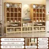 Nuevo mueble de entrada estilo chino, estante de exhibición estilo antiguo, separador de sala de estar, bambú nan vintage, panel de entrada y estante de almacenamiento simple moderno