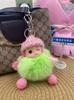 Colgante de Borla de Piel de Zorro Real Encanto para Bolso Muñeca Durmiente Accesorio de Peluche Llavero de Coche Máquina de Garra Opciones Multicolor Disponibles