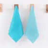 Paño de cocina absorbente liso para lavar platos toalla para lavar platos paño de cocina para el hogar doble cara limpieza del hogar estropajo al por mayor
