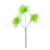 Rellenos de jarrón de monstruo peludo y ramas verdes de felpa de venta caliente transfronteriza, ramitas esponjosas para decoraciones de árbol de Navidad DIY