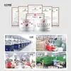 Materiales de Empaque de Relleno Personalizados para Cosméticos PETG Bomba de Presión Set de Esencia de Emulsión de Agua Crema Facial Crema para Ojos Botella de Plástico para Reempaque