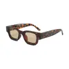 Óculos de Sol Quadrados Pequenos com Lentes Côncavas Moda Popular Europeia e Americana Óculos de Sol Masculinos Óculos de Sol Retro Punk Saltitantes