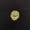Broche de Moda Exagerado para Hombre con Cabeza de León Retro, Cabeza de Bestia, Insignia Simple Personalizada, Accesorios para Ropa, Ramillete