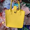 Bolsa de fieltro con lunares para regalo de boda, bolso de mano de fieltro con dibujos animados, bolsa de regalo portátil de fieltro para compras, ideal para hacer tú mismo.