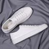 Zapatos blancos para hombre, otoño 2022, nuevos zapatos individuales de cuero genuino, zapatos casuales planos para parejas, zapatos de skate que combinan con todo.