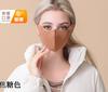 Mascarillas Cálidas de Otoño e Invierno Maillard para Mujer de Tiktok, Cortavientos, Protección UV, Transpirables, Resistentes al Frío y Protectoras de Ojos