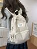 Mochila de Estilo Coreano Estilo Perezoso para Estudiantes Universitarias Ligera Moderna Simple Mochila de Viaje para Estudiantes de Preparatoria Mochila Deportiva