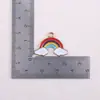 Ventas Directas de Fábrica de Accesorios para Joyería DIY de Aleación Ecológica para Goteo de Aceite: Colgantes de Cara Sonriente Arcoíris, Flor, Rayo, Corazón, Unicornio