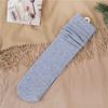 Calcetines Apilados para Mujer Otoño Algodón Peinado ins de Moda Color Sólido Calcetines de Longitud Media Estilo Japonés Color Caramelo Calcetín Enrollado Verano