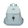 2026 Nova Mochila Feminina de Couro Macio Estilo Coreano Fashion Simples Mochila Escolar para Estudante Grande Capacidade Bolsa Casual para Viagem
