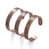 Temu Pulseira Magnética Retro Hot Cross-border Padrão Árvore da Vida Arranjo Pulseira Magnética de Bronze para Homens e Mulheres