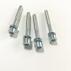 GB70 tornillo combinado de cabeza hexagonal con arandela plana no estándar 8.8 zinc azul y blanco 48H spray salino