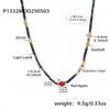 Collar Cubo de Azúcar Retro Lapislázuli Natural Concha Zircón Cuentas Cadena Clavícula Diseño Nicho Ágata Roja Estilo Étnico