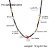 Cadena para clavícula Xin Yi Xin Guo Chao con cuentas de lapislázuli y colgante de ágata roja, collar de personalidad y temperamento, joyería de acero inoxidable, tendencia