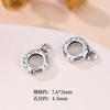 Pulsera de cuerda con hebilla y diseño de plata Yintai S925 con anillo espaciador, cuentas y conexión en T, accesorios de joyería DIY