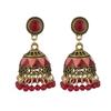 Estilo Indio Bohemio Campana de Aleación Retro Palacio Goteo de Aceite Estilo Étnico Pendientes Estilo Caliente Suministro Directo de Fábrica