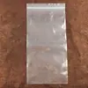 Bolsa rectangular autoadhesiva delgada 4*10 Bolsa de PE Bolsa de plástico larga engrosada Bolsa sellada transparente bolsa de empaque larga para tubo de lámpara
