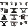 Patas de Mesa de Comedor de Acero Inoxidable Espejo Mármol Patas de Mesa de Comedor de Lujo Ligero Herrajes para Mesa de Comedor Patas de Mesa Soporte Metálico Patas de Mesa de Titanio Patas de Mesa Redonda