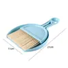 Mini Conjunto de Vassoura Pequena para Mesa Ferramentas de Varredura de Mesa Vassoura Pequena Mesa de Escritório Uso por Crianças Alunos do Ensino Fundamental Combinação de Pá de Lixo