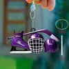 Chaveiro Pingente Plano de Acrílico Transfronteiriço Pingente Decorativo para Mochila Pingente para Chave de Carro