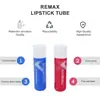 Nuevo Modelo de Tubo de Labial Rojo Intenso de Fabricante Remax 5g Tubo Redondo para Labial Tubo para Bálsamo Labial con Boca Inclinada y Interior de Boca Plana