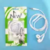 Lote spot de fábrica fone de ouvido plano/intra-auricular com controle por fio boca 3.5 com microfone fones de ouvido de música podem atender telefone tampões de ouvido