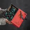Actividad mayorista set de té de viaje taza express conveniente una tetera cuatro tazas traje para hacer té regalo para exteriores LOGOTIPO