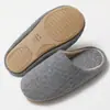 Pantuflas otoño e invierno japonesas punta abierta lavables a máquina suela de tela silenciosa pantuflas silenciosas para mujer suela suave para el hogar interior pantuflas de algodón
