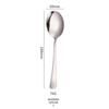 Cubiertos de Acero Inoxidable 1010 Cuchillo para Carne, Tenedor y Cuchara Servicio Cuchara Pública Cuchara para Revolver Café con Fugas Cuchara para Helado Pala para Pastel Venta al por Mayor