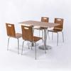 Conjunto de Mesa e Cadeiras de Jantar para Sala de Jantar, Café de Sobremesas, Loja de Chá com Leite, Restaurante, com Mesa de Jantar Suspensão, Placa à Prova de Fogo, Modelo Comercial, Luxo Leve