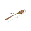 Titanio Puro Hogar Gama Alta Flor de Hielo Cuchara Mango Largo Cuchara Infantil para Comer Lujo Ligero Postre Sandía Cuchara Larga Fondo Plano Cuchara Redonda