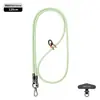 Lanyard Popular para Teléfono Móvil de Muñeca 6mm Fuerte para Colgar en el Cuello Cruzado Ajustable Exterior Montañismo Cuerda Trenzada Anti-Pérdida Color Pistola