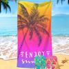 Mengqi Ropa de Hogar Toalla de Playa Estampado de León Toalla Cuadrada de Microfibra Toalla de Baño Absorbente Toalla de Secado Rápido Protector Solar